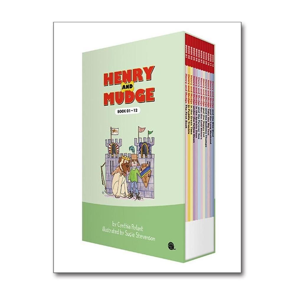 [패션플러스][제이북스]헨리와 머지 Henry and Mudge 롱테일 에디션 영어원서 박스 세트 (Book 0112) (전12권)