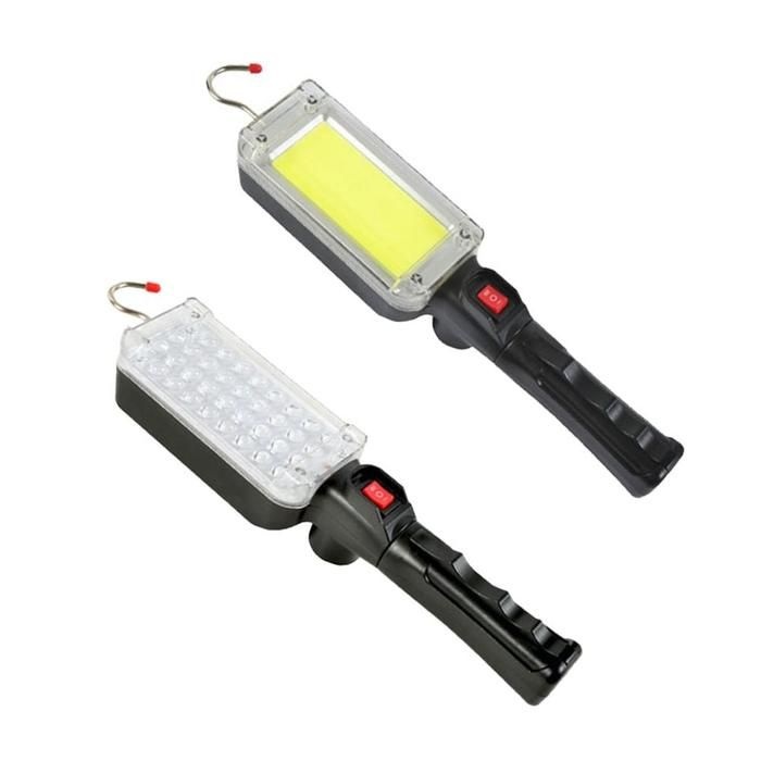 [아우트_64]충전식 작업후레쉬 LED작업등 18650배터리