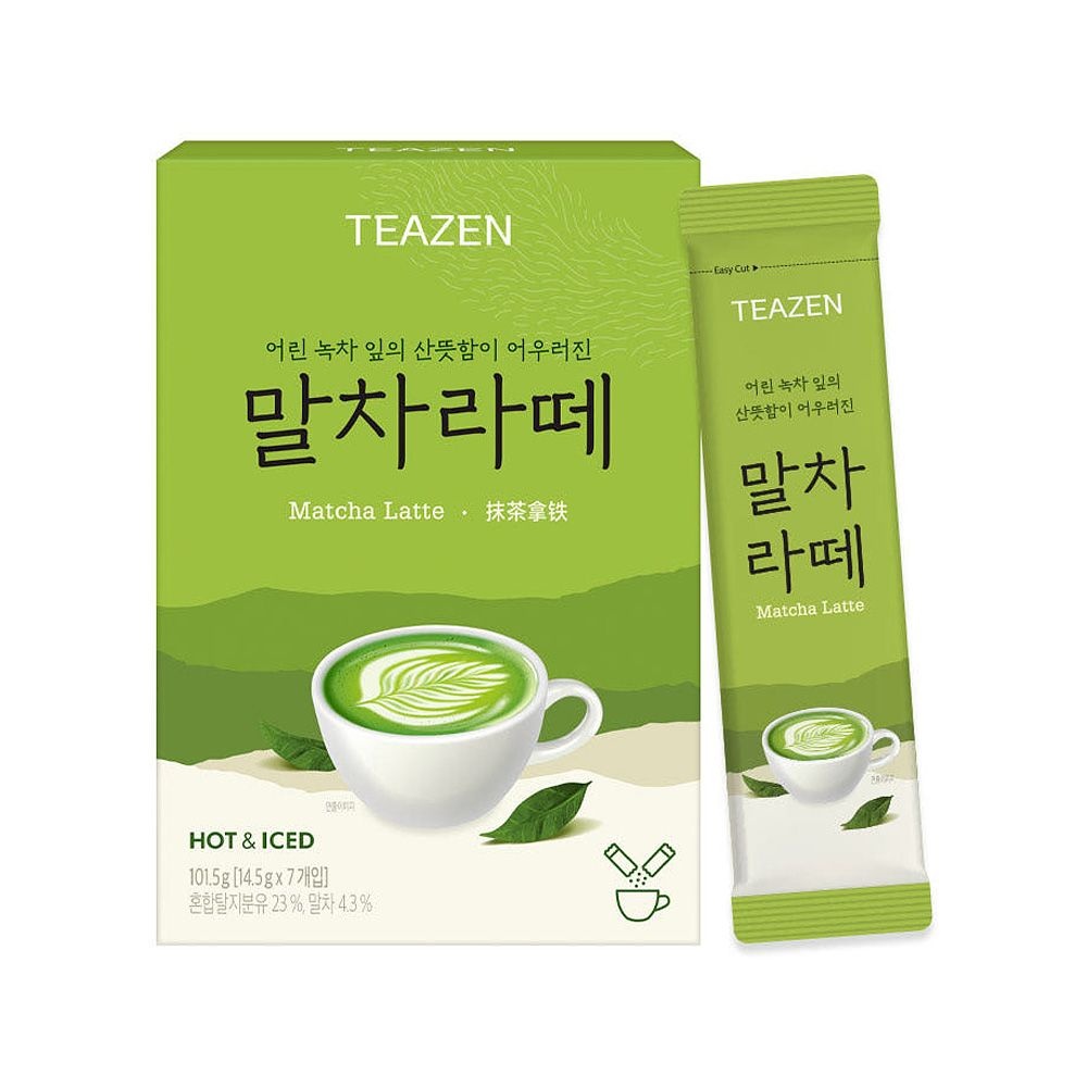 [오늘출발] 티젠 말차라떼 14.5g 7스틱