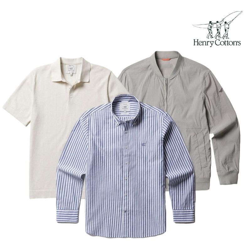 [롯데온] 헨리코튼 크로셰 패턴 리플리 니트 (106,870원/무료)