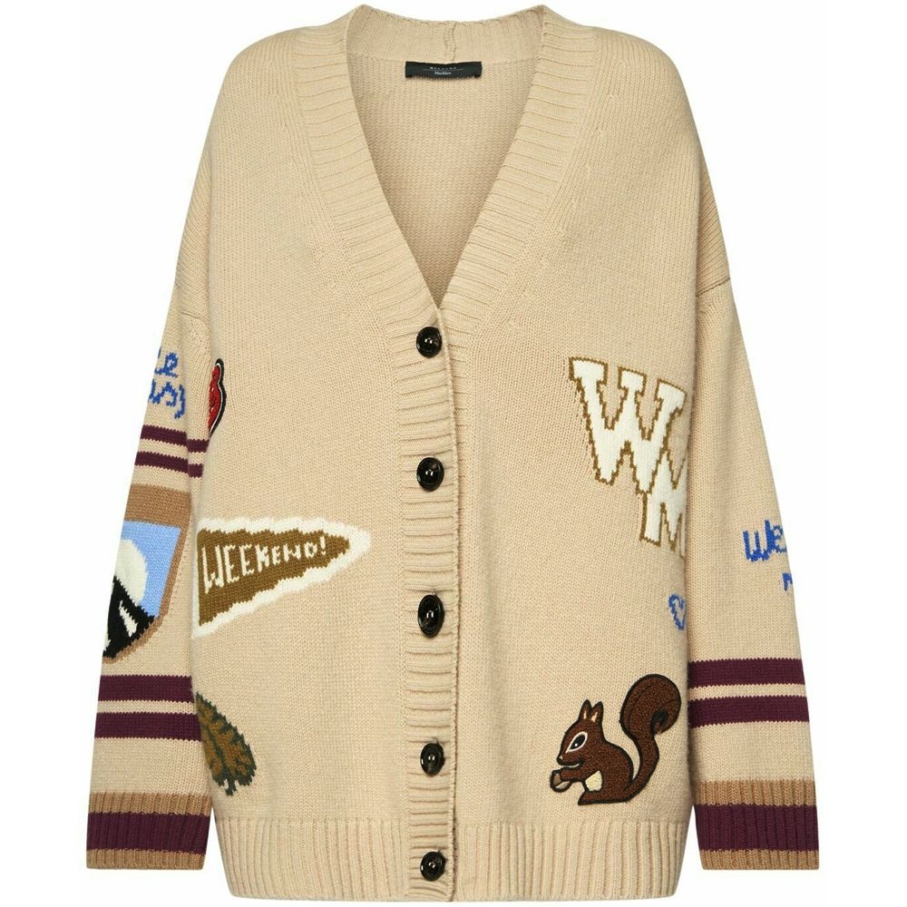 막스마라 (현대Hmall) [막스마라] 24FW 카이로 브이넥 가디건 베이지 2425346052 001