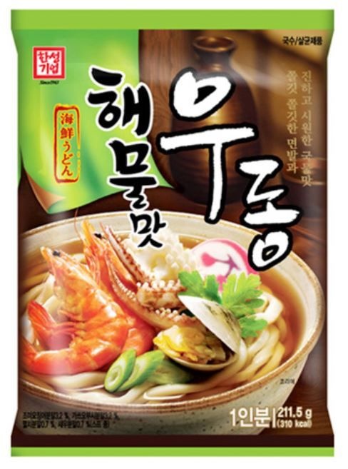 5분마켓 한성 해물우동 해물맛우동 211.5g