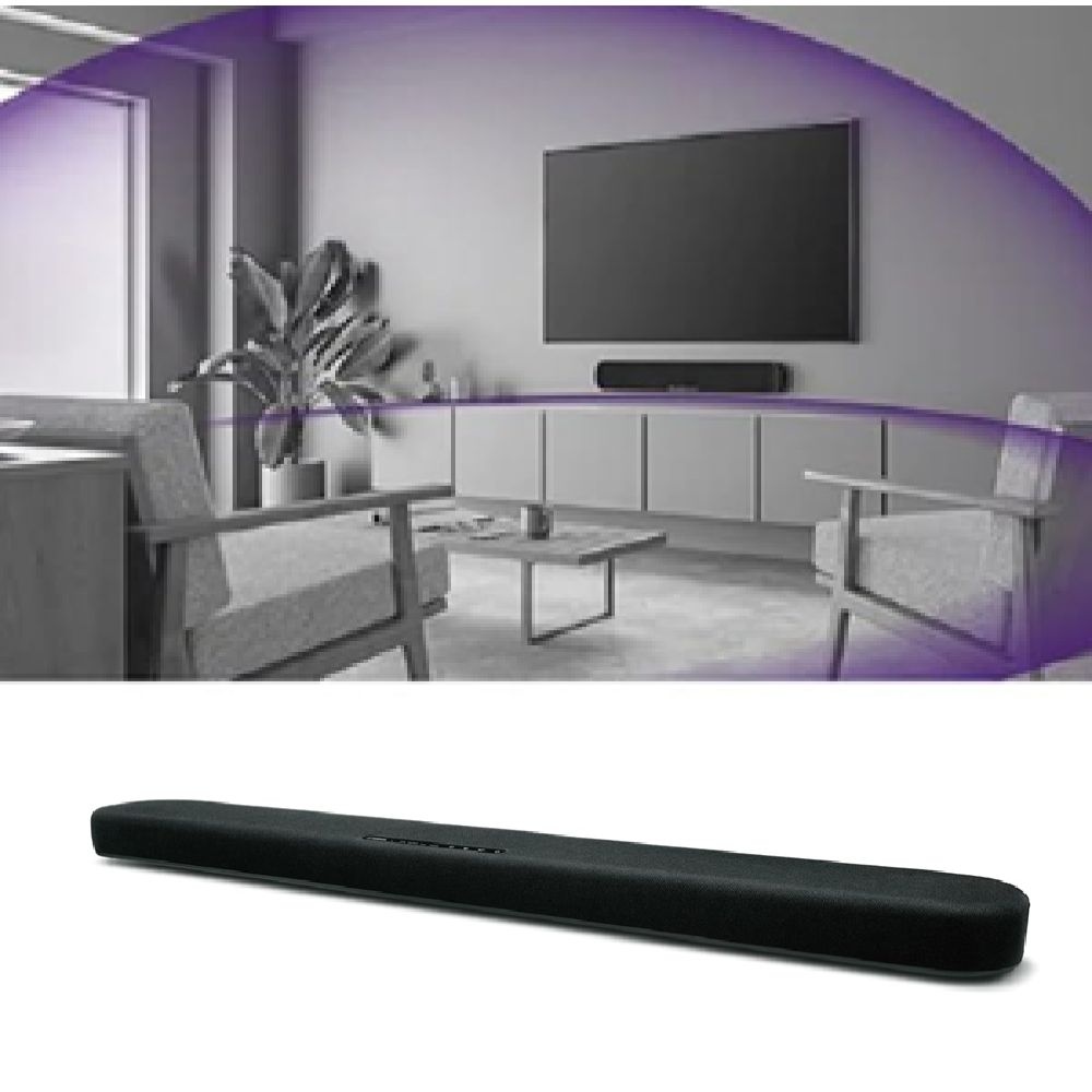 [해외] 야마하 사운드바 SR-B20ADTS Virtual  X 탑재 Bluetooth 지원 배스 익스텐션 블랙