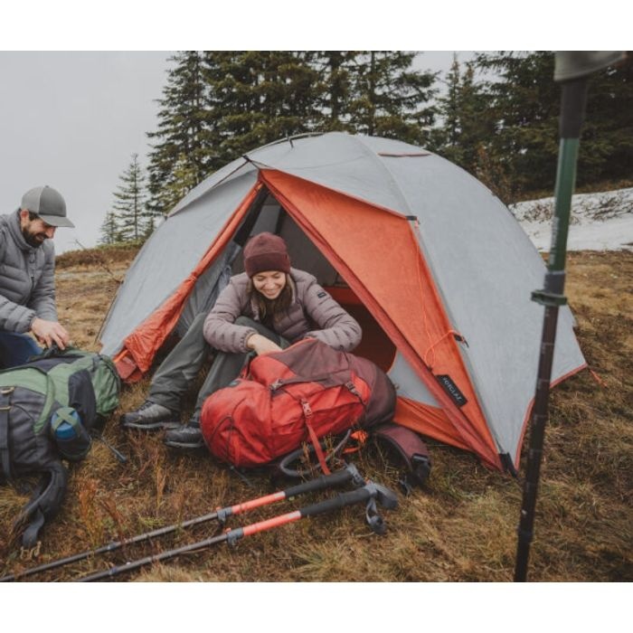 [해외] 데카트론 FORCLAZ 3인용 캠핑 돔 텐트 경량 방풍 TREK 500