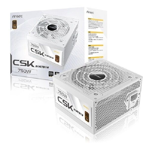 Antec CSK 750W DC 80PLUS브론즈 PCIE5.1 화이트 ATX 파워