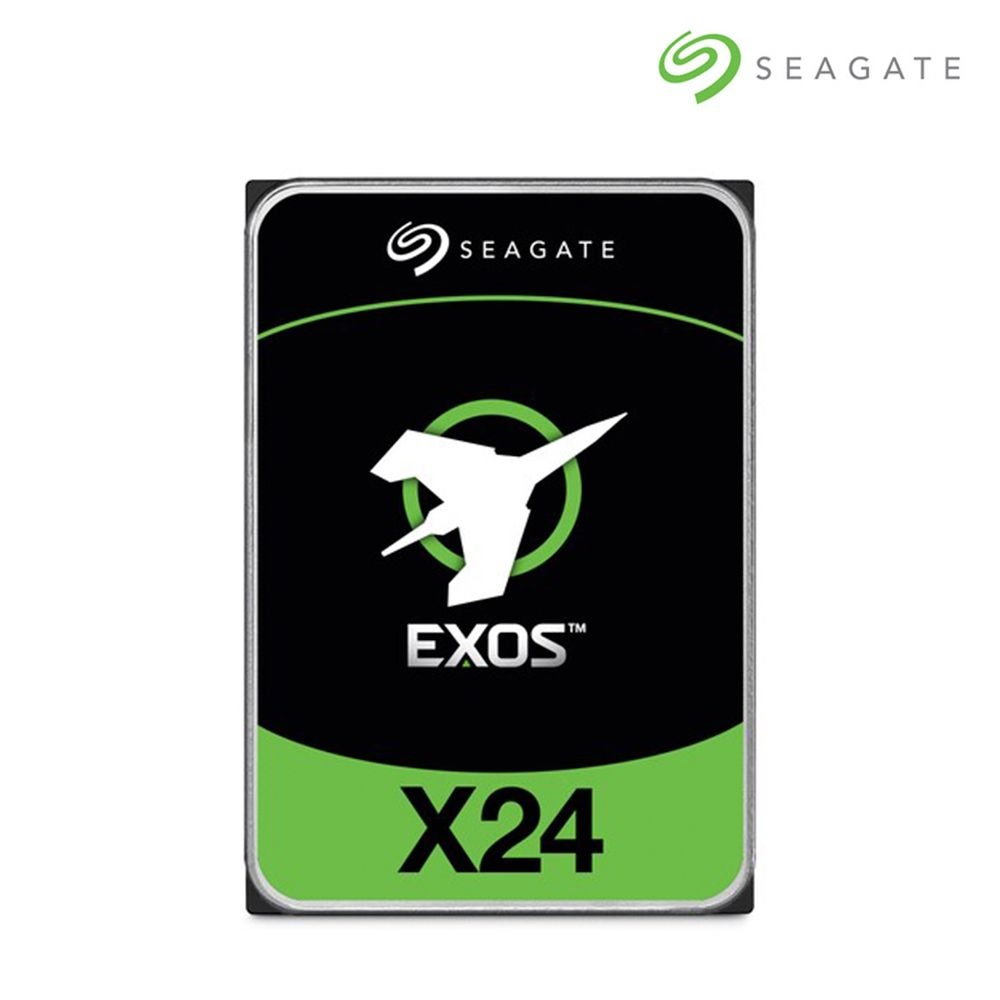 씨게이트 EXOS X24 16TB ST16000NM002H 3.5 기업용 하드디스크 (7,200RPM/SATA/512MB)
