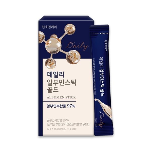 [하프클럽]천호엔케어 데일리 알부민 스틱 골드 15포 3박스 난백 마시는 알부민
