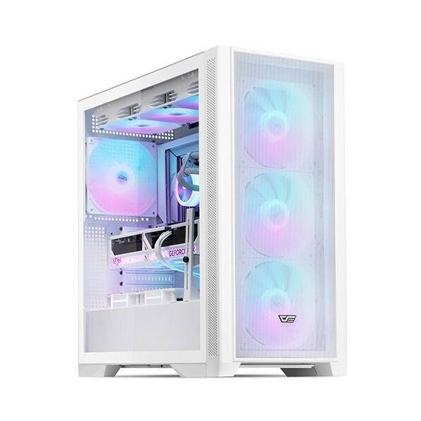 DARKFLASH DF4100 MESH ARGB BTF 화이트 (빅타워)