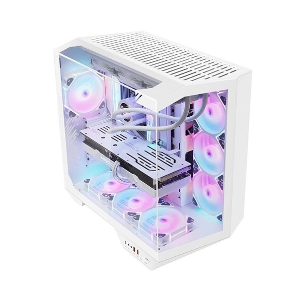 DARKFLASH DY470 ARGB 강화유리 화이트