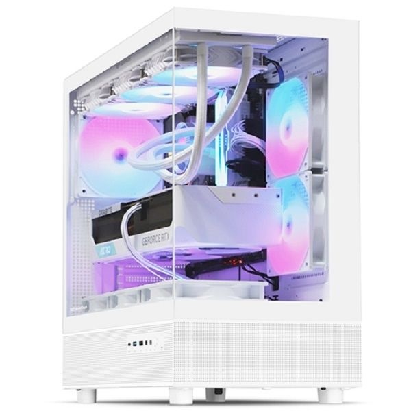 DARKFLASH DPX90 ARGB 강화유리 화이트