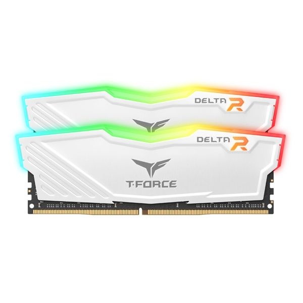[오늘출발] TeamGroup T-Force DDR4-3200 CL16-20-20 Delta RGB 화이트 패키지 서린 (32GB(16Gx2))