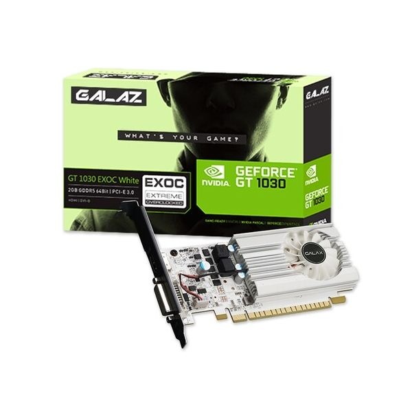 갤럭시 GALAZ 지포스 GT1030 EXOC WHITE D5 2GB LP