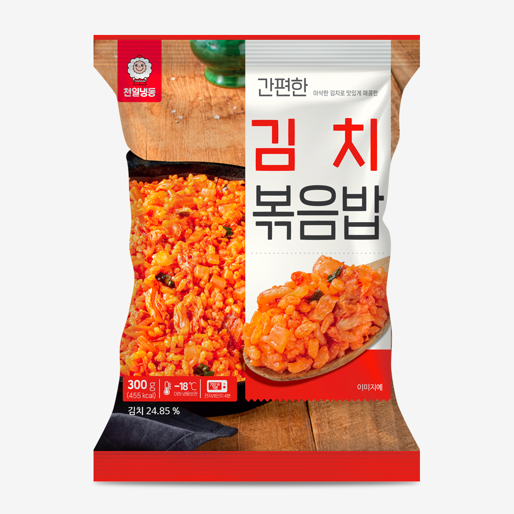 천일식품 간편한김치볶음밥 1.8kg (300g x 6개입)