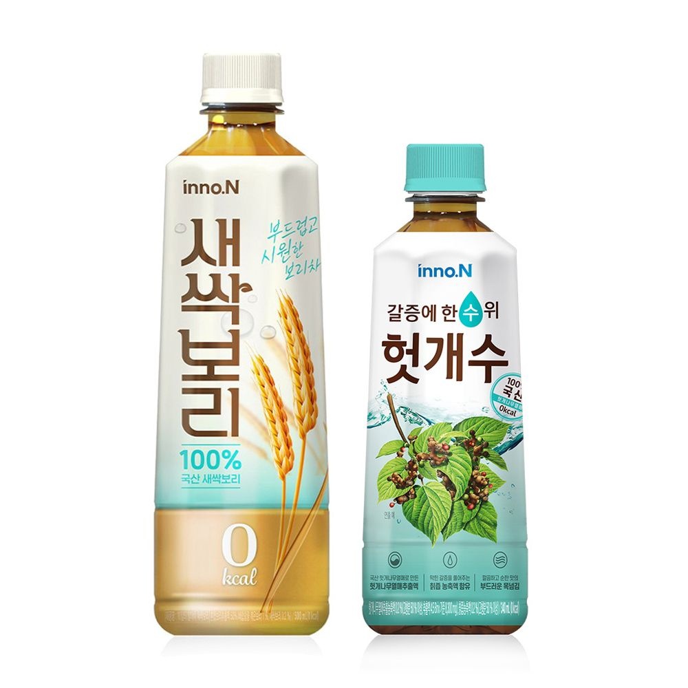 헛개수 340ml x 20개 + 새싹보리차 500ml x 24개 / 보리차 차음료 제로칼로리