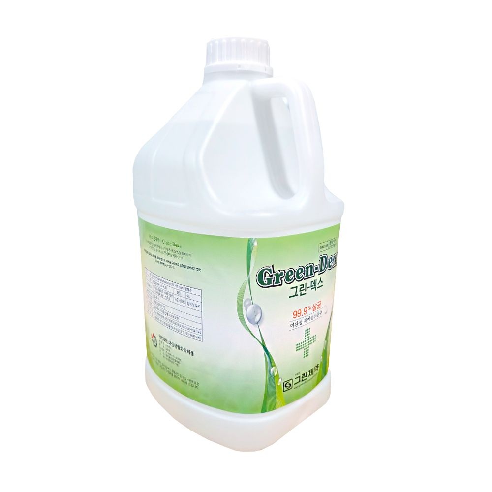 그린제약 그린덱스4L 치아염소산수 99.9%살균 소독