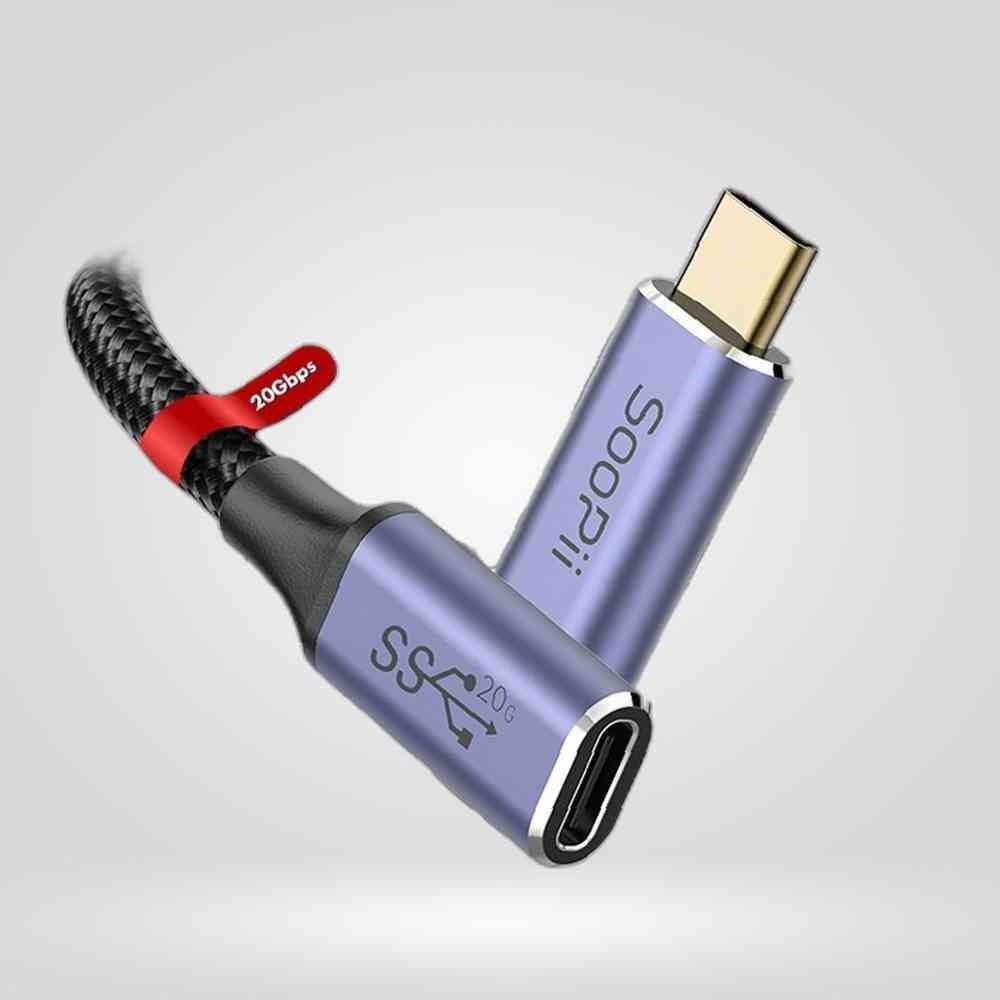 USB3.2 Gen2x2 20Gbps C타입 연장케이블 S47E 2m C타입케이블 데이터전송케이블 USB연장선