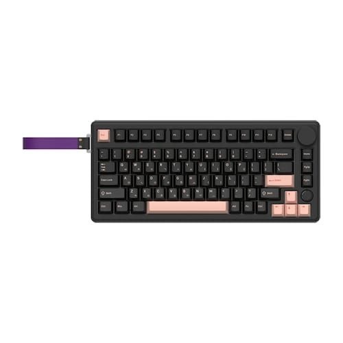콕스 COX CQK81 VIA 엣지 LED&노브 3MODE 유무선 기계식 휴대용미니키보드
