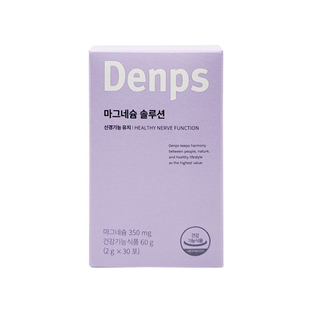 덴프스 마그네슘 솔루션 2g x 30포 피로회복 도움 1개 So