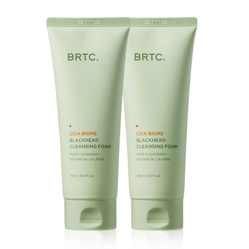 비알티씨 수분보충 BRTC 시카 바이옴 블렉헤드 클렌징폼 150ml 2개
