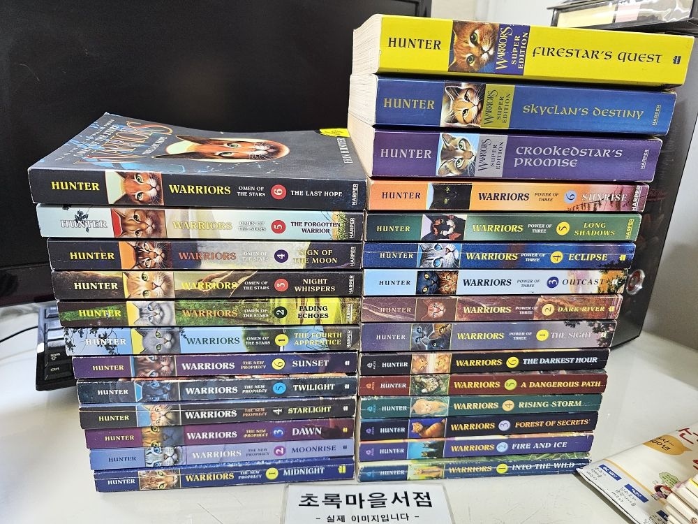 [중고] [개똥이네][중고-중] Warriors 1-6+The new prophecy 1-6+Omen of the stars 1-6+Power of th(KB90)