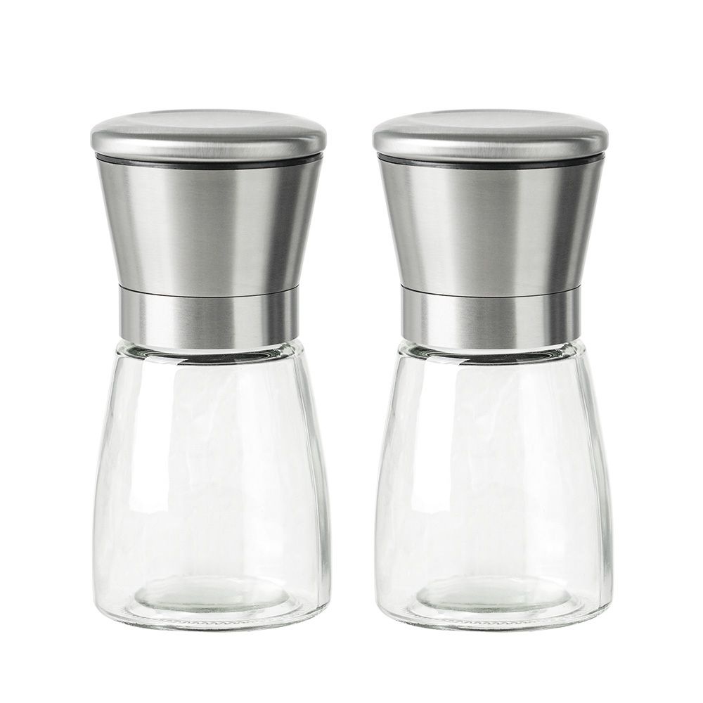 코멧 키친 304 스테인레스 소금 후추 그라인더, 160ml, 2개