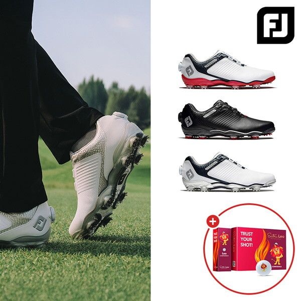 풋조이 [풋조이] ALL NEW DNA 2.0 헬릭스 남성 스파이크 골프화 보아 방수 남자 골프신발 + 세인트나인 멘탈메이트