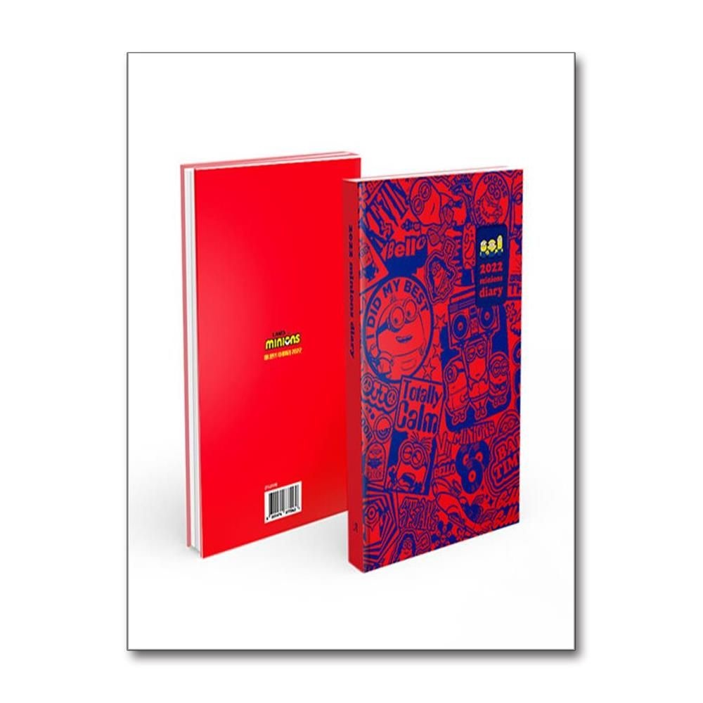 유니버셜 2022년 미니언즈 다이어리 양장