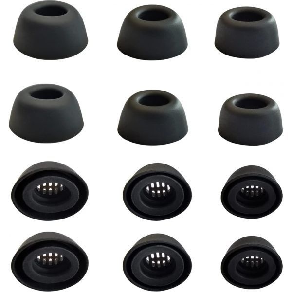 [해외] Jabra Elite 85t용 이어버드 팁 85t True Wireless 이어버드용 이어팁 교체용(블랙)