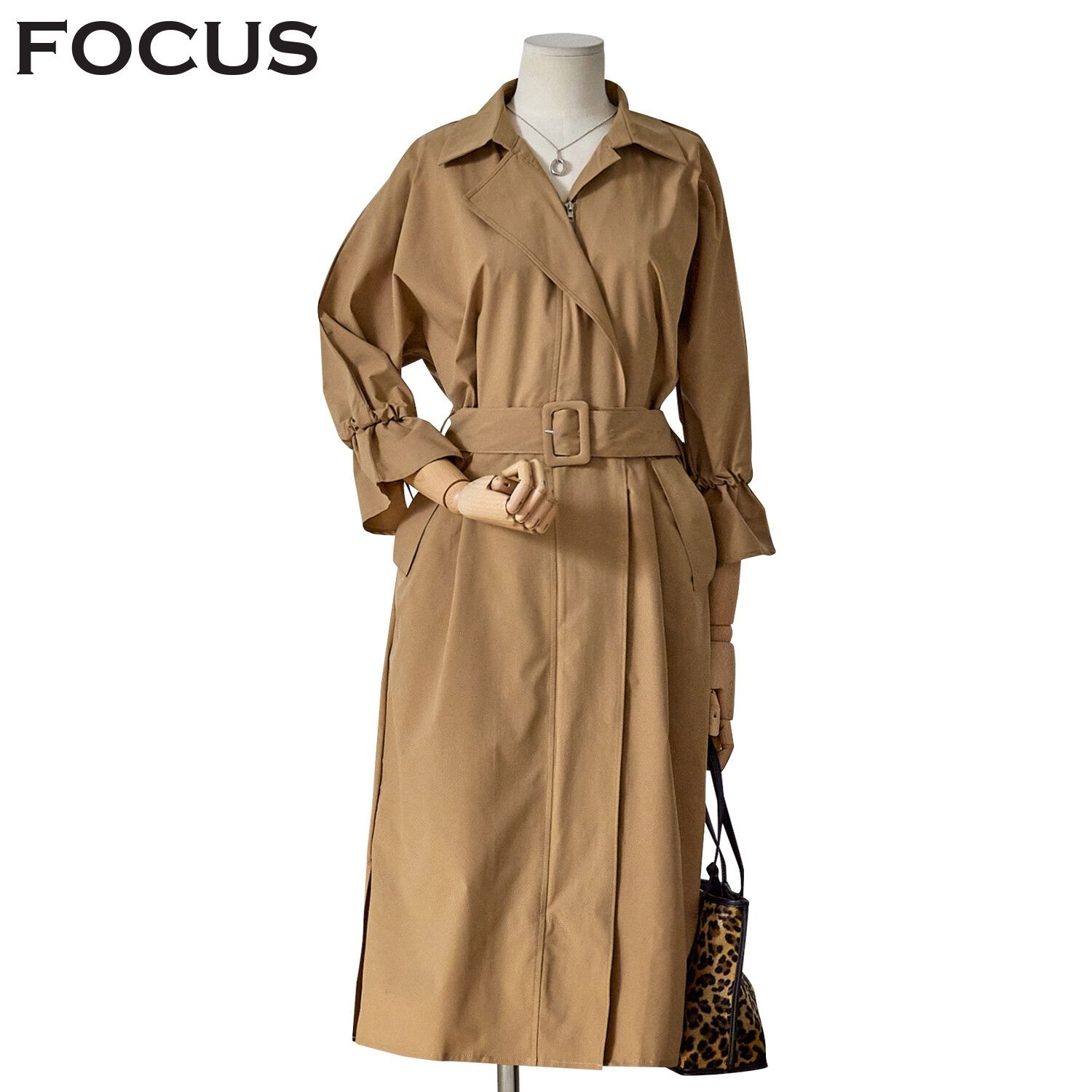 포커스 [모다아울렛][포커스]벨트 카라 원피스 FF3H7OP0043_JK 전주김제점