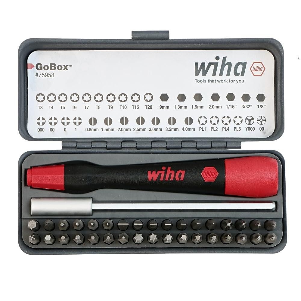 [해외] Wiha 75958피스 GoBox 정밀 마이크로 비트 트 [호환]