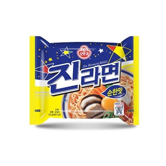 진라면순한맛120g 40봉 멀티팩 무 오뚜기 진라면