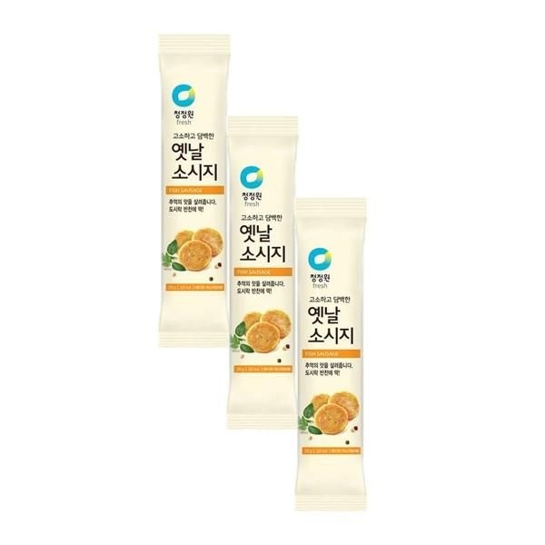 옛날 소시지 청정원 250g 3개 분홍 도시락 볶음밥 소풍