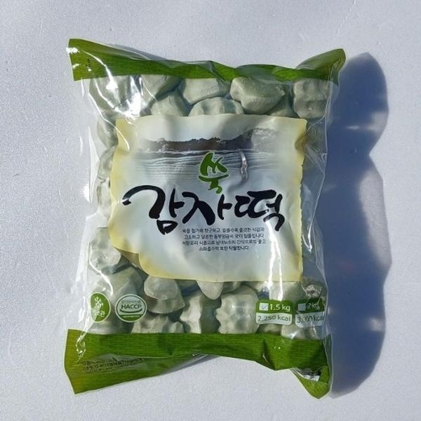 냉동 쑥 감자떡 1.5kg 주호식품