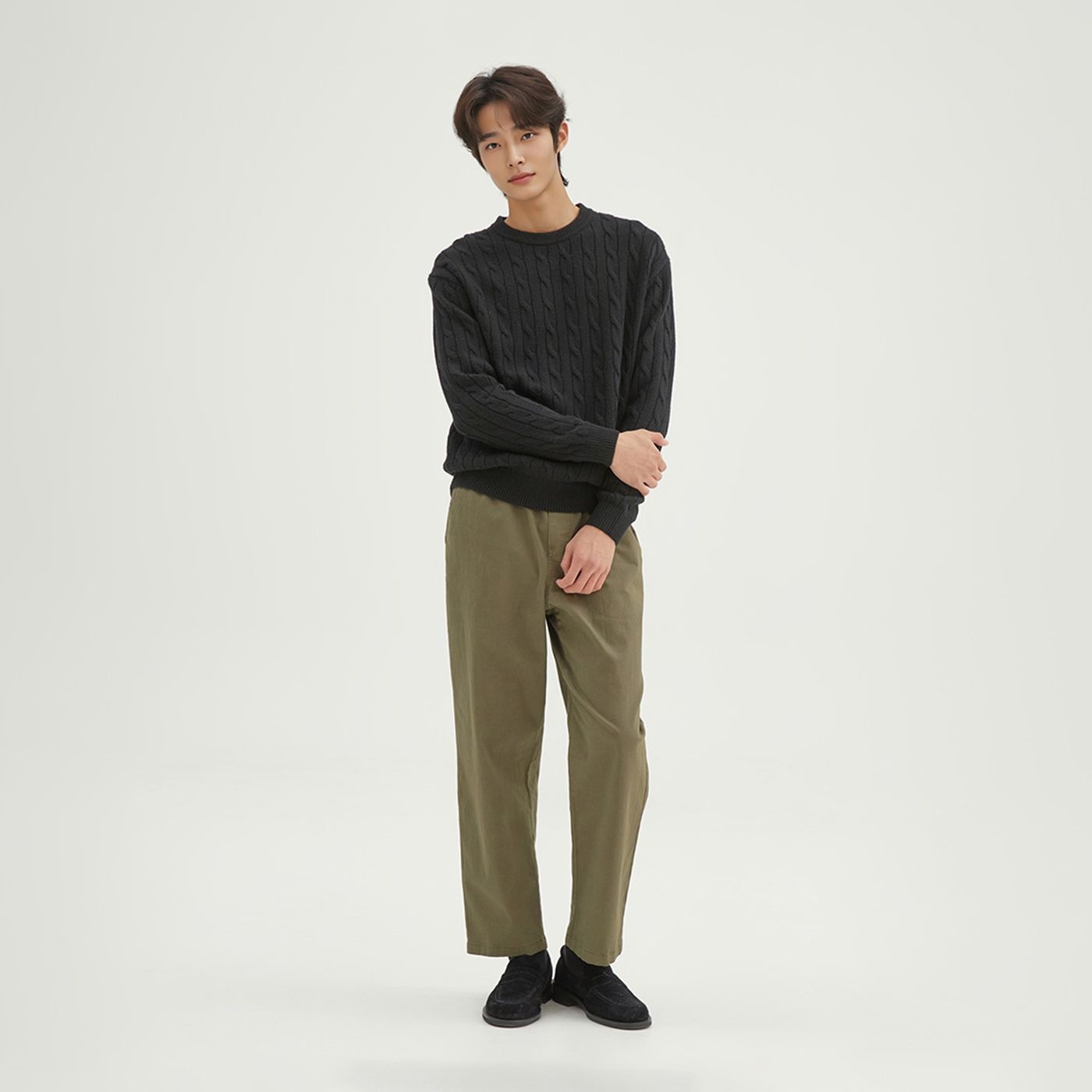 테이퍼드 밴딩 팬츠_SPTCF49C05