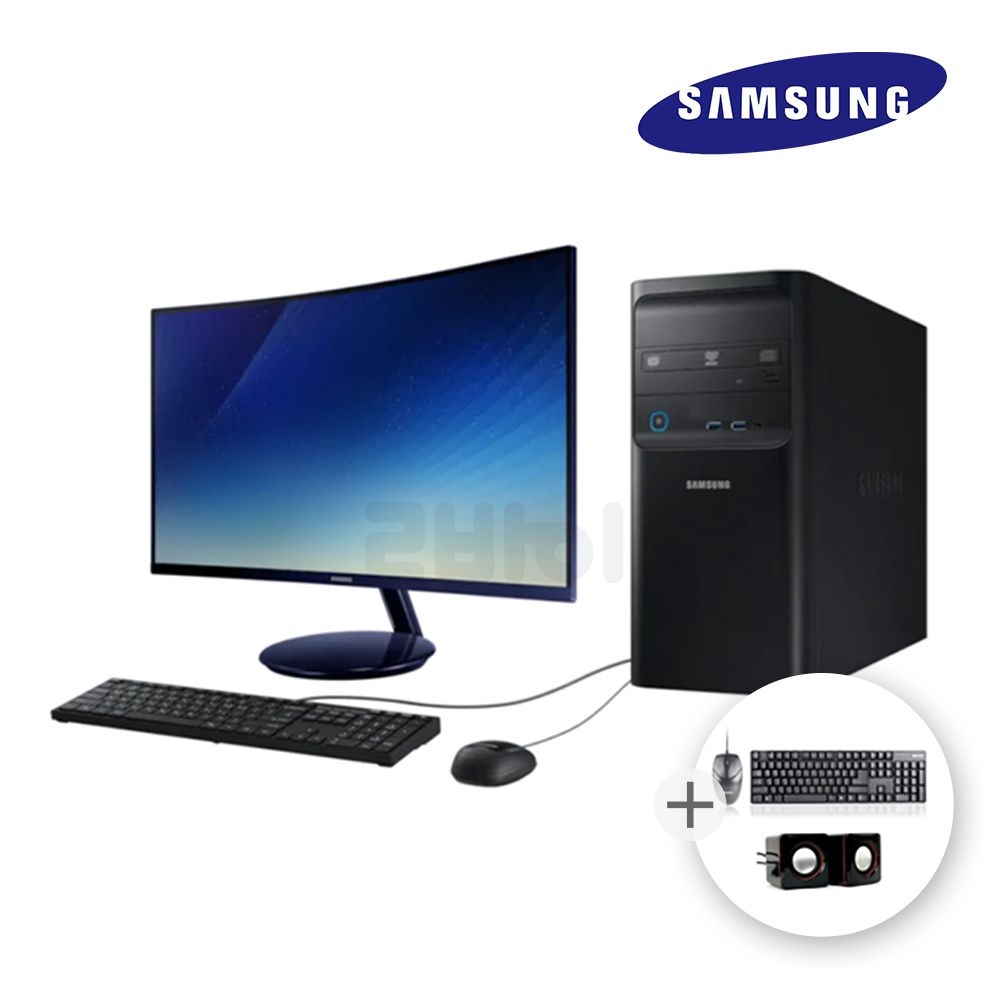 삼성 [중고] 삼성전자 삼성 DB400T8A 8세대 코어 i5 16G SSD480GB 2TB HDD 듀얼하드 PC Win10 랜덤 모니터 세트 중고
