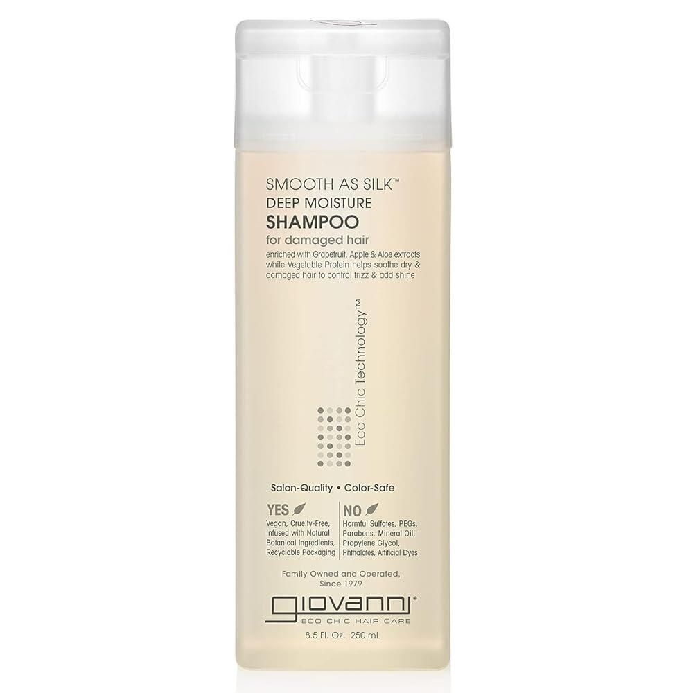 [해외] Giovanni Eco Chic Smooth as Silk 딥 모이스처 샴푸 241g8.5온스 [호환]