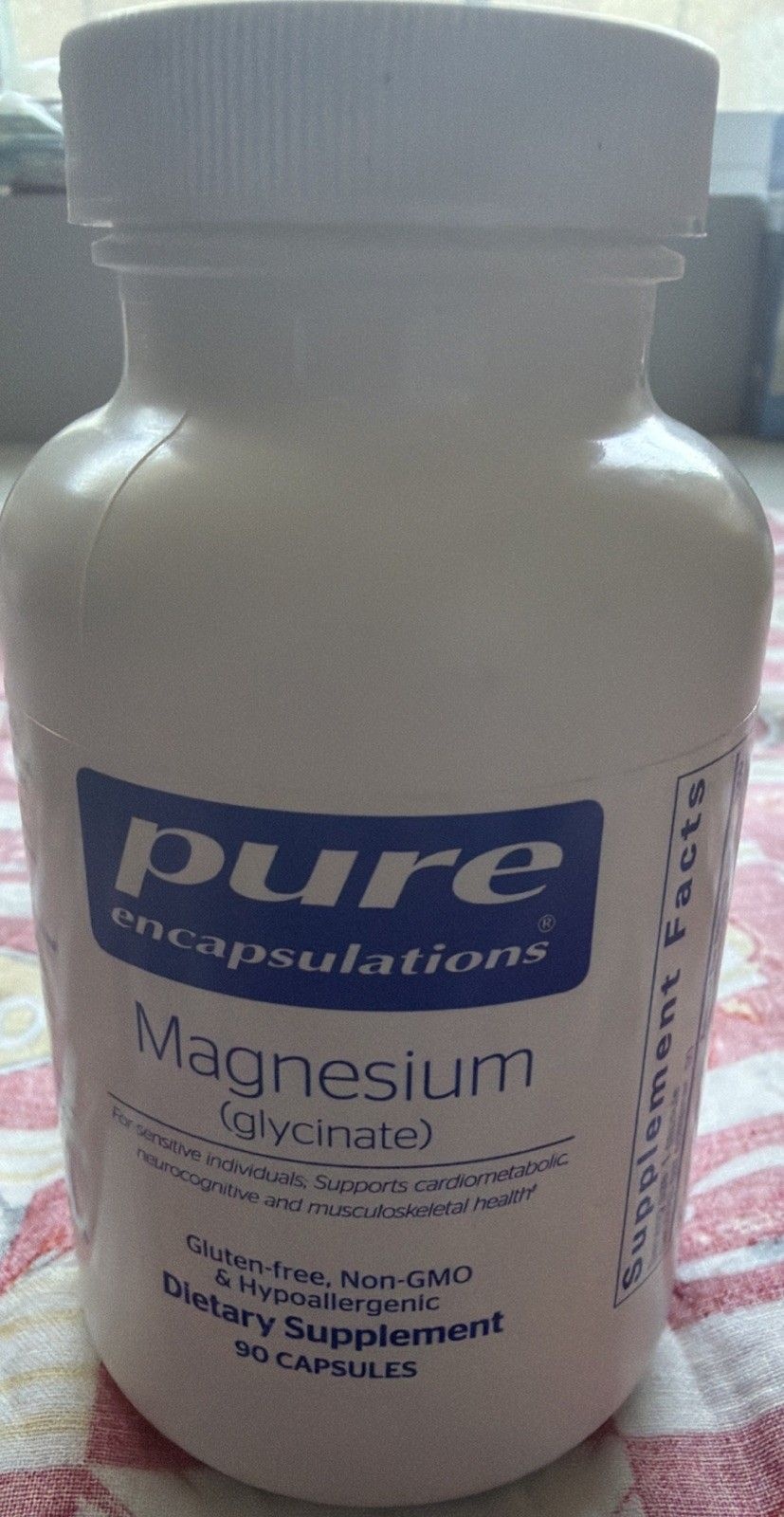 Pure Encapsulations 퓨어 엔캡슐레이션 마그네슘글리시네이트 120mg - 90정 유통기한 2028년 1월. 자세히 보기⬇️ 137336