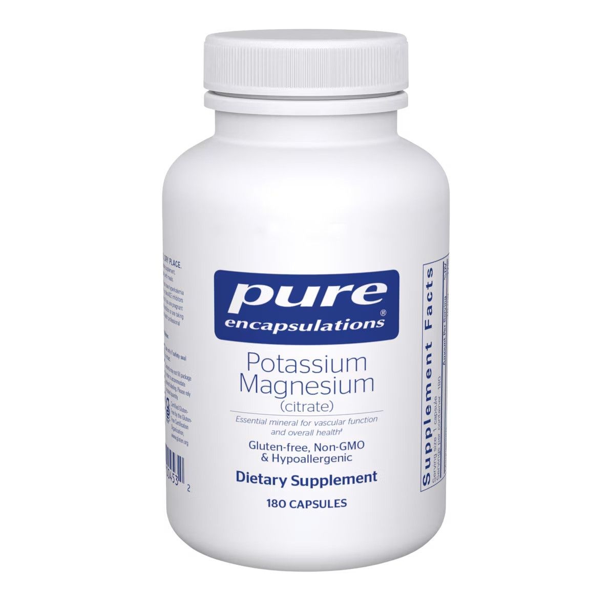 Pure Encapsulations 퓨어 엔캡슐레이션스 칼륨 마그네슘 시트레이트 180정 137452