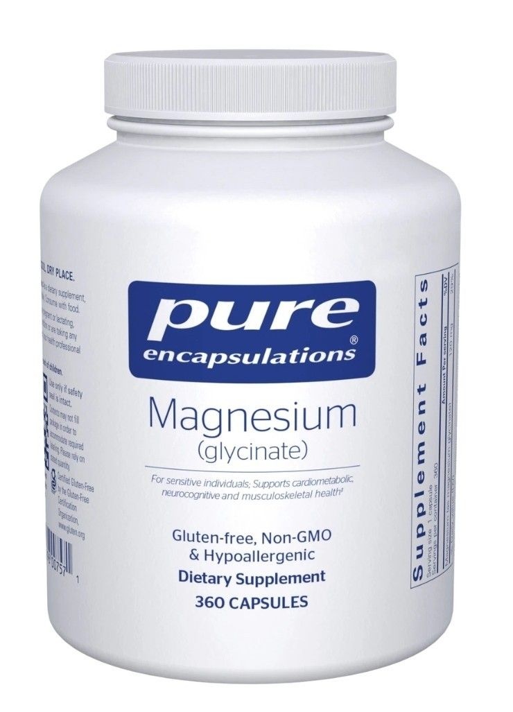 Pure Encapsulations 퓨어 엔캡슐레이션스 마그네슘 글리시네이트 360정 628 137504