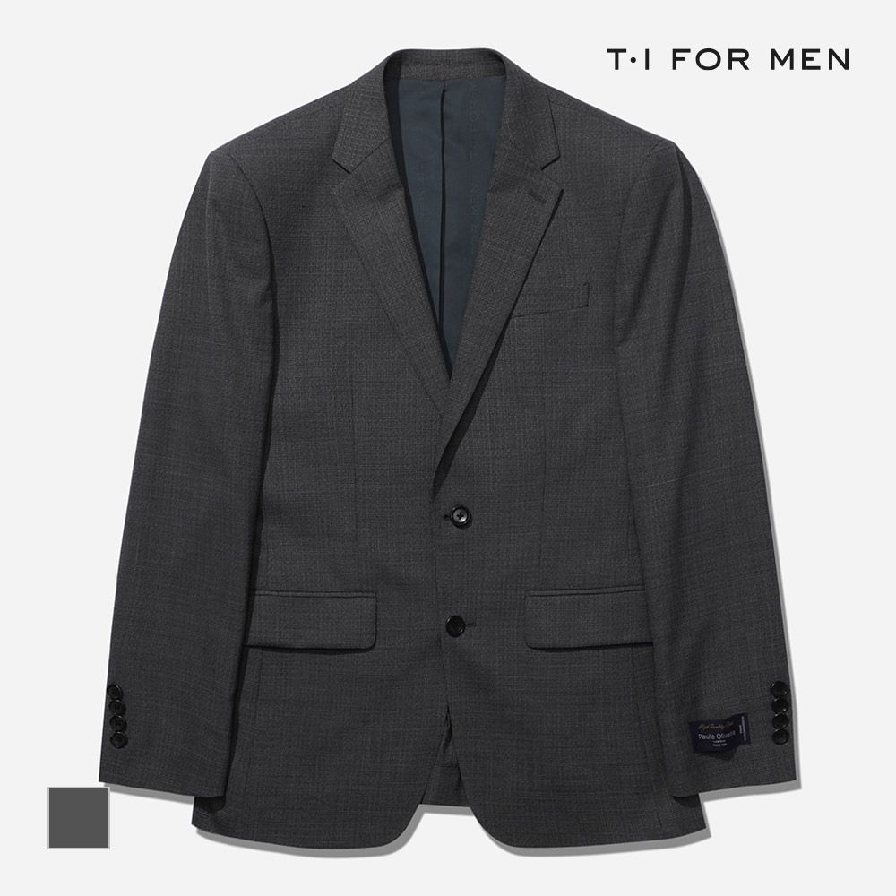 [티아이포맨][T.I FORMEN] PAULO 울혼방 마이크로 체크 자켓_M222MTJ007M : 롯데ON