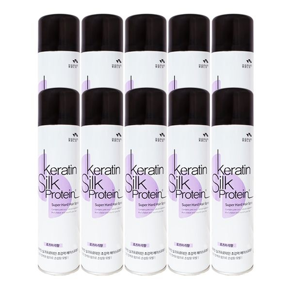 꽃을든남자 케라틴 실크프로테인 초강력 헤어스프레이 로즈마리향 300ml x10