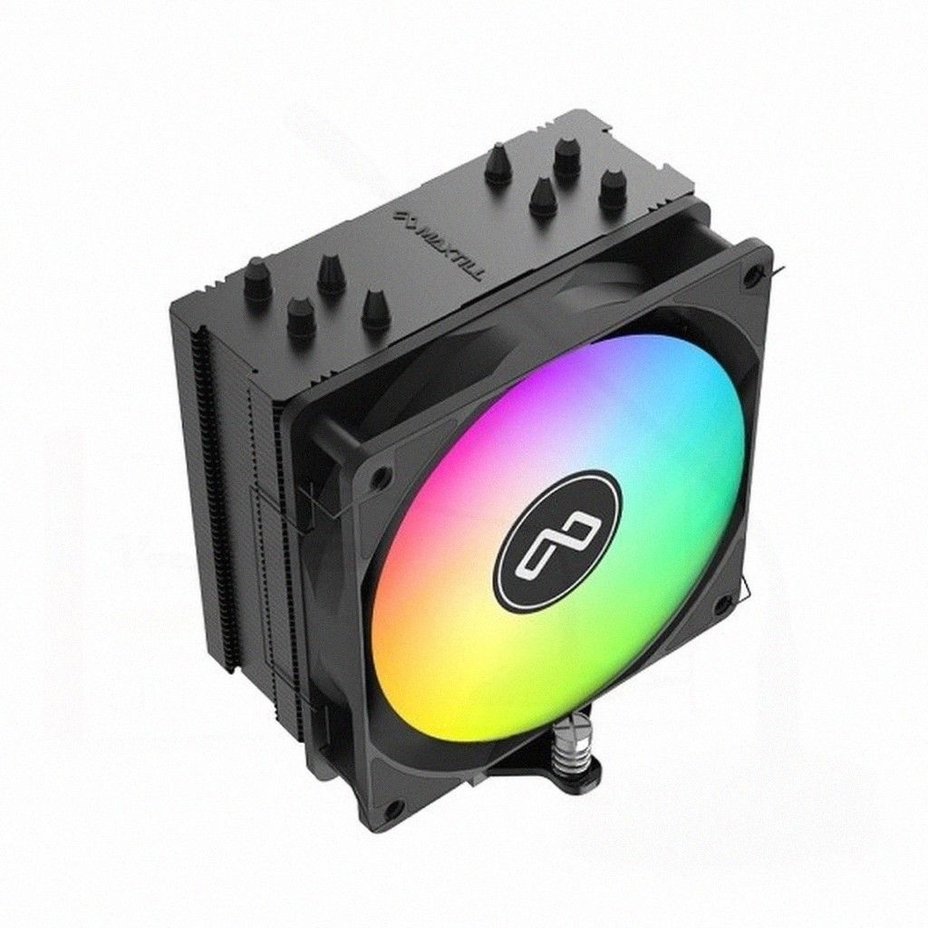 맥스틸 듀얼타워 CPU 공랭 쿨러 데스크탑 컴퓨터 ARGB 방열판 블랙