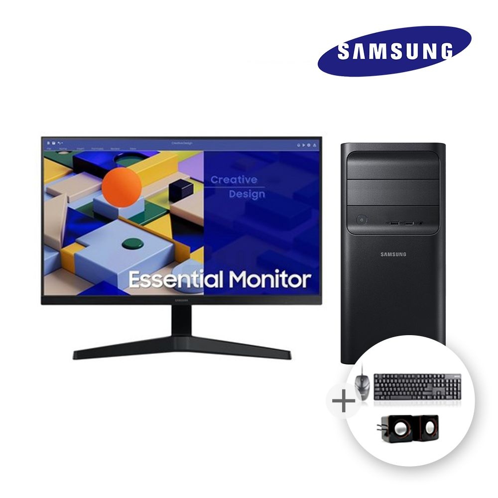 삼성 [중고] 삼성전자 삼성 DB400T7B 6세대 i5 16GB SSD240G 1TB HDD 듀얼하드 PC Win10 랜덤 모니터 세트