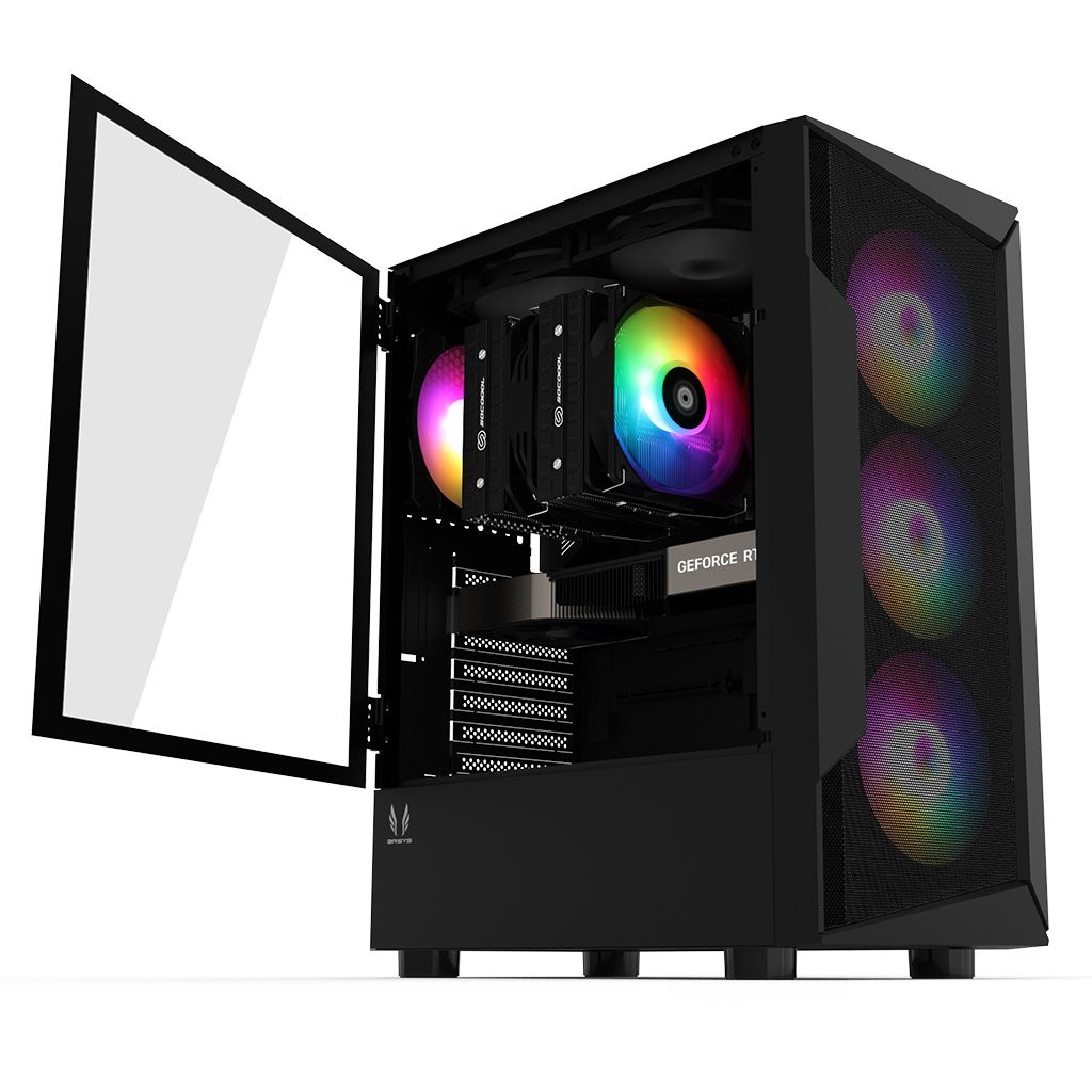 3RSYS R640 Quiet (블랙) 미들타워 PC케이스