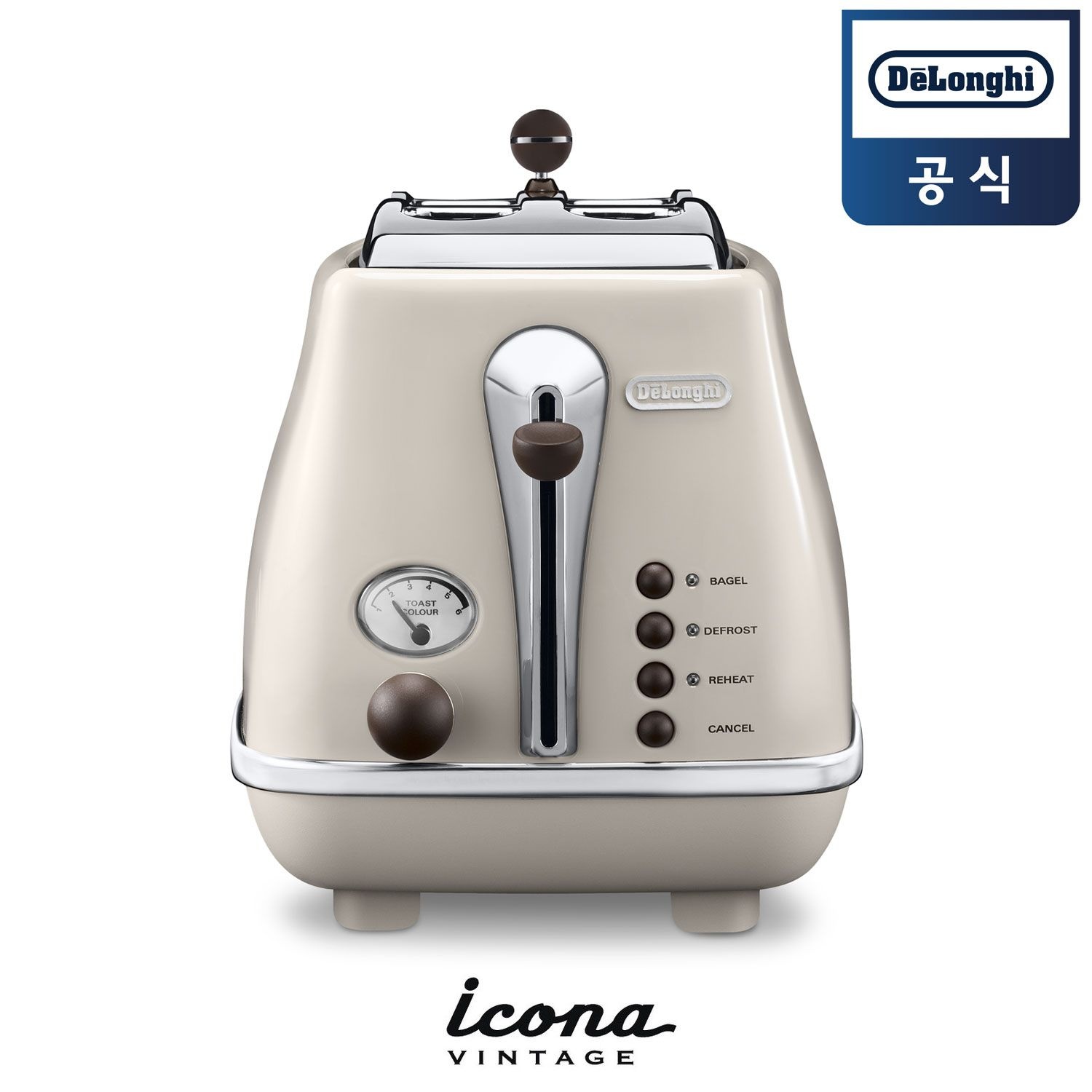 [롯데백화점] 드롱기 아이코나 빈티지 전기토스터 CTOV2003.BG