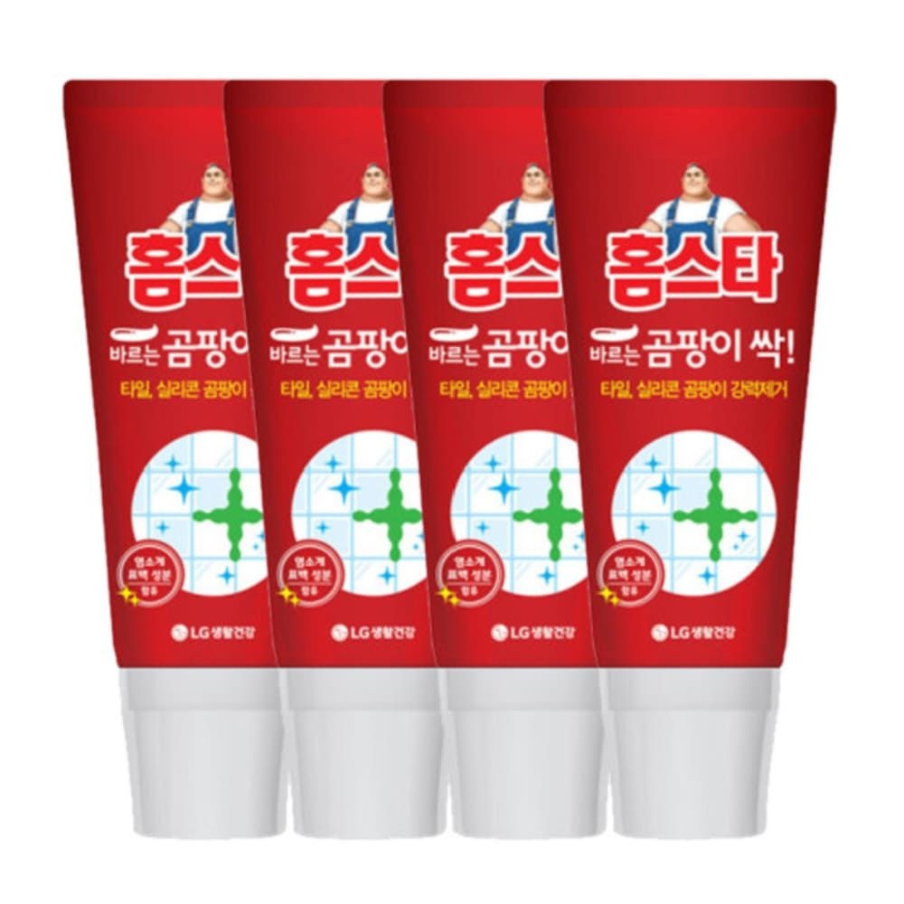 홈스타 바르는 곰팡이 싹 120ml x 4개 젤타입 곰팡이제거제 살균 물때제거