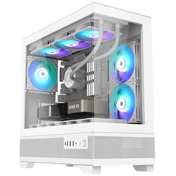 3RSYS 3RSYS S315 Quiet 리버스 (화이트) 미니타워 PC케이스