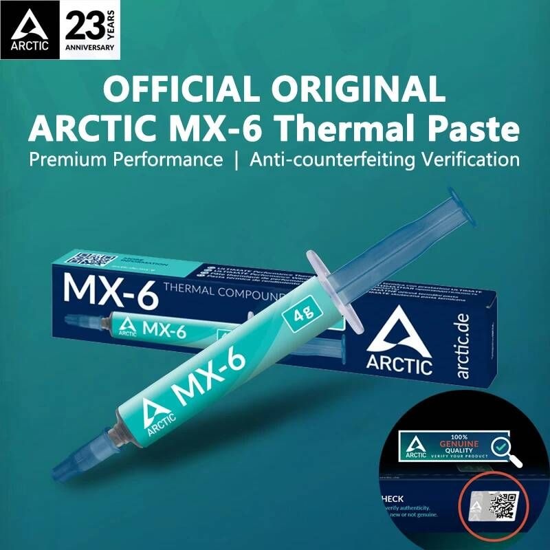[해외] 써멀구리스 기존 ARCTIC AC MX-6 열 페이스트 열전도 실리콘 그리스 컴퓨터 PC 노트북 CPU GPU 비디오 카드 칩