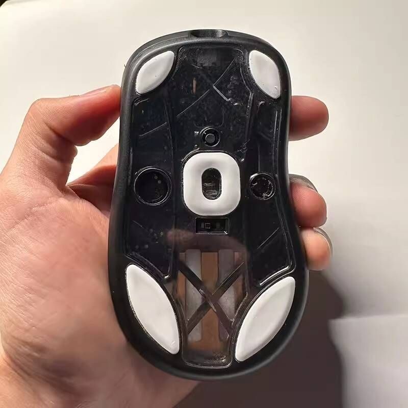 [해외] 잠자리마우스스티커 LAMZU Atlantis Mini THORN MAYA GWolves HTS PLUS HTX 4K 클리어 블랙 탄소 섬유 1개 마우스 바닥 방진 스티