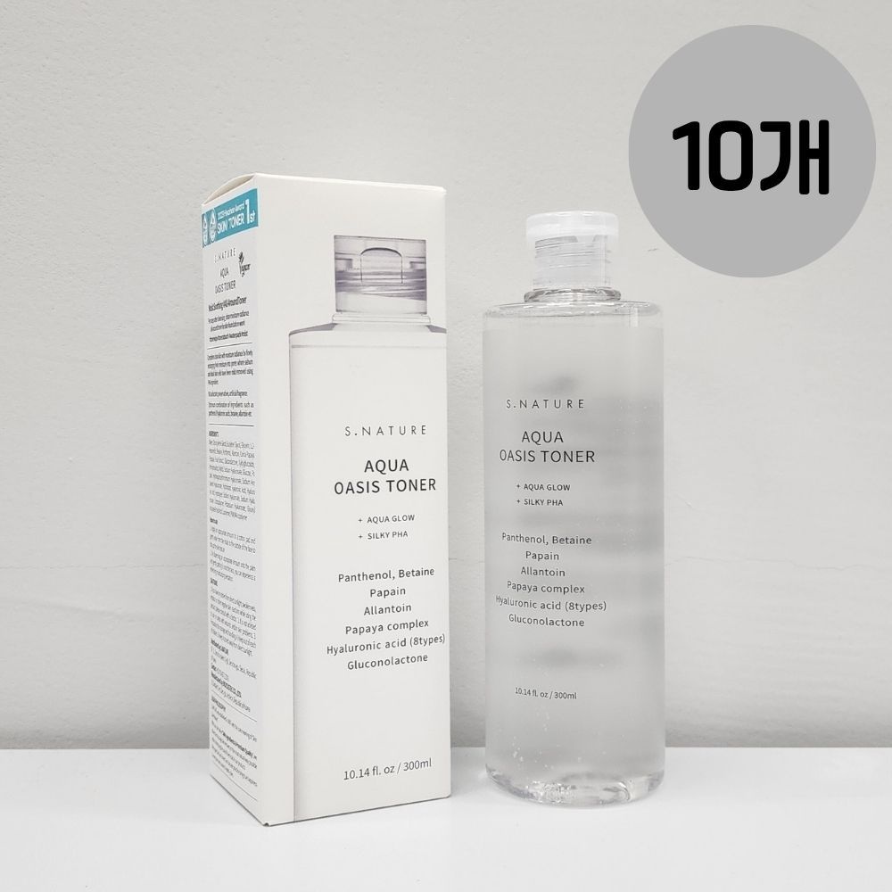 [오늘출발] 에스네이처 아쿠아 오아시스 토너 300ml x 10개